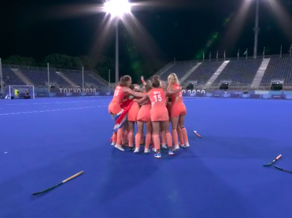 Hockeydames goud