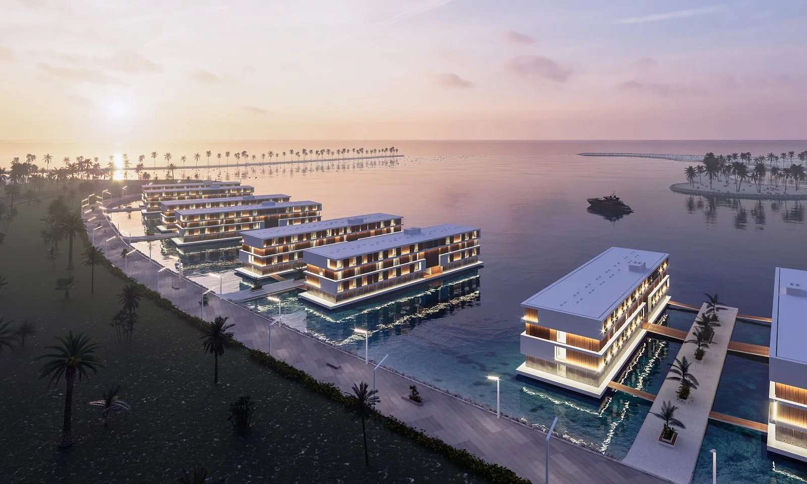 Drijvende hotels qatar