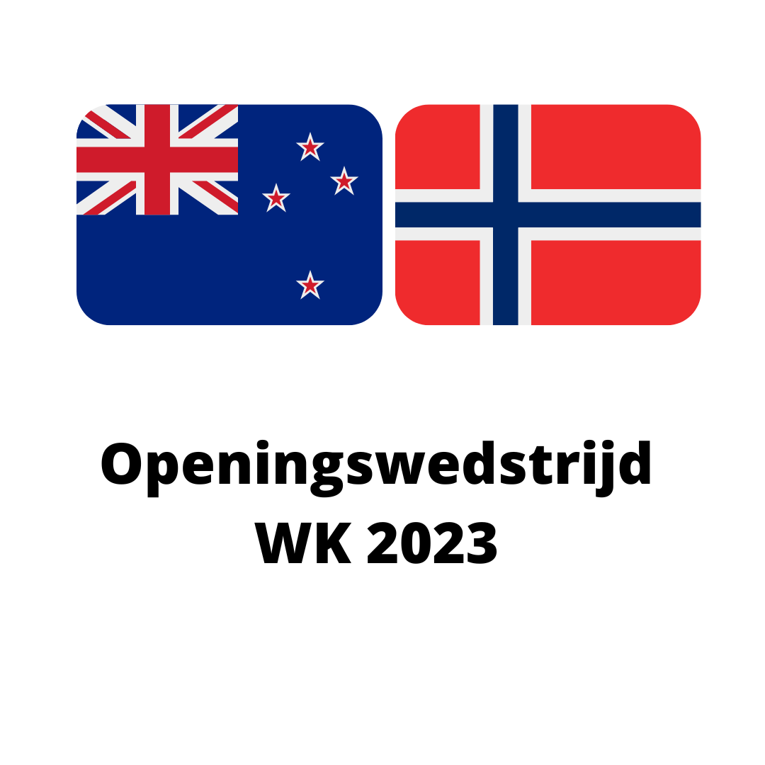 Openingswedstrijd WK 2023 vrouwen