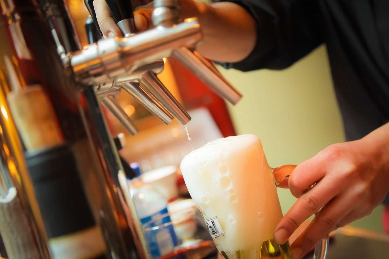 Merk bier voetbalstadions