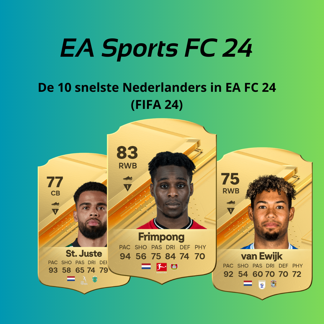 De 10 snelste Nederlanders in EA FC 24 (FIFA 24)