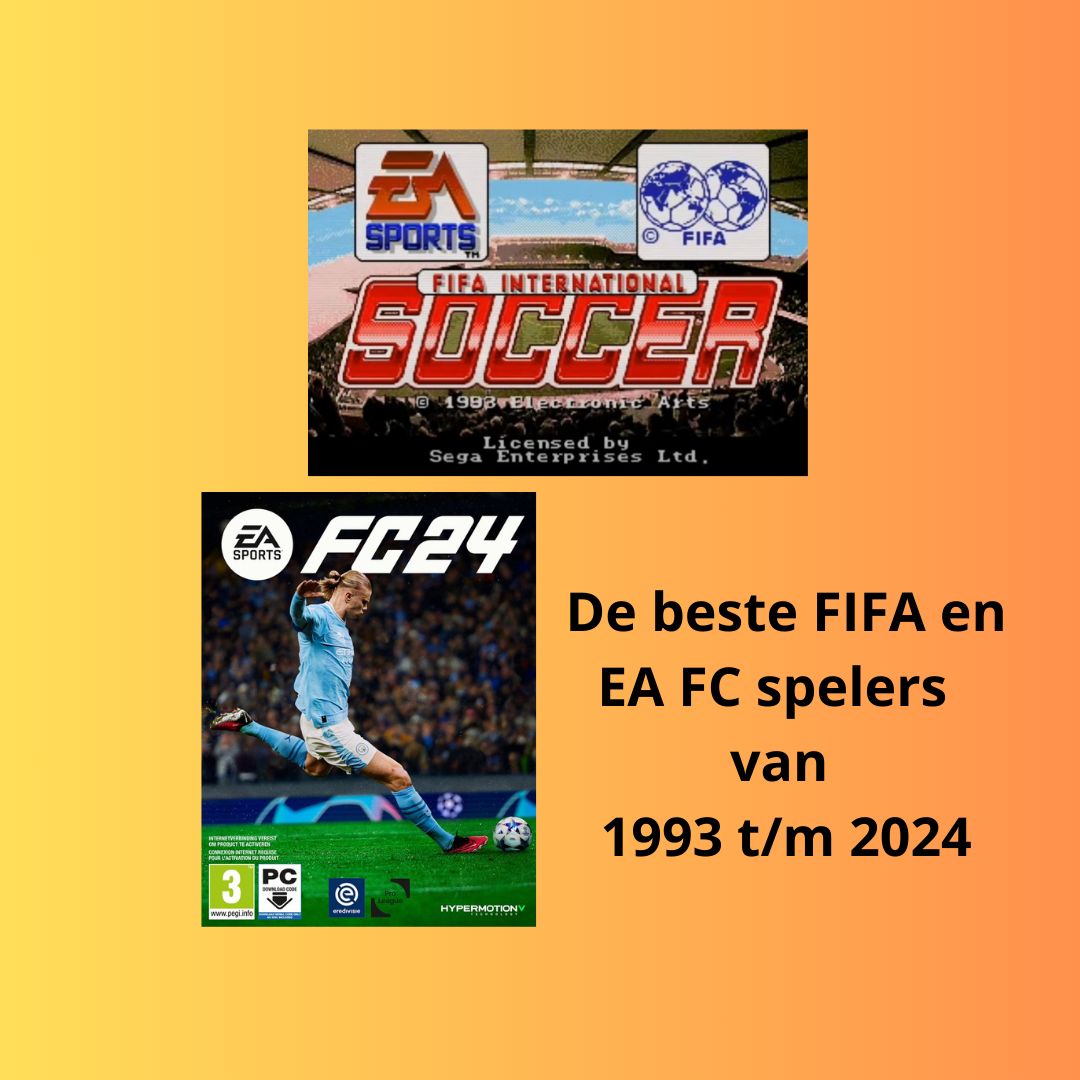 De beste FIFA spelers per jaar van 1993 tm 2024