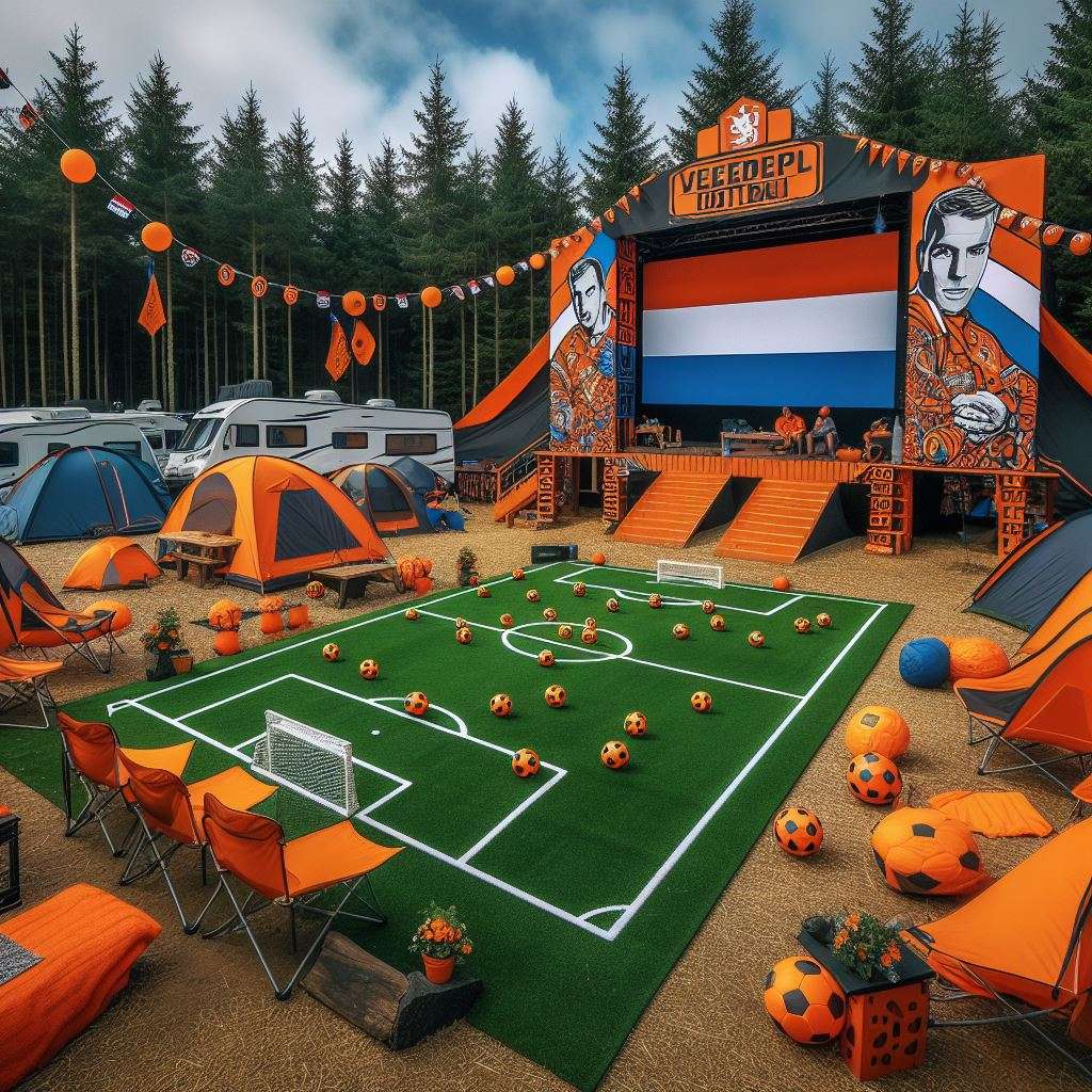 Camping van Oranje EK 2024