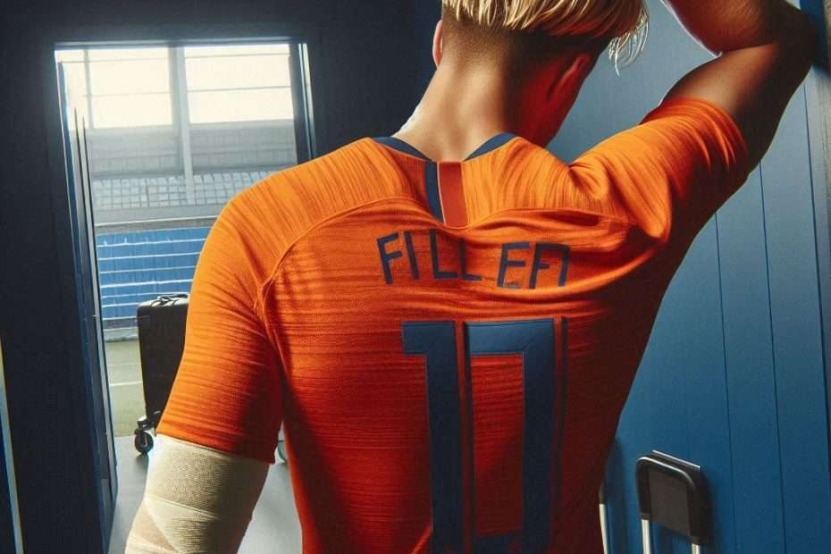 Frenkie de Jong die door een blessure niet naar het EK 2024 kan