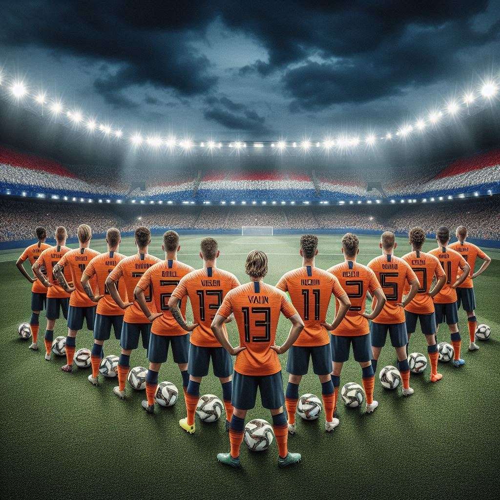 Opstellingen Polen – Nederland op het EK 2024